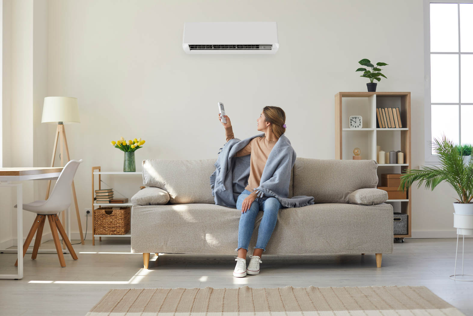 Unité intérieure d'une climatisation dans un appartement